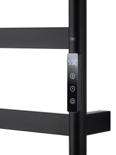 Полотенцесушитель электрический Wonzon & Woghand D?sseldorf WW-A204-MB 47x162 см чёрный матовый